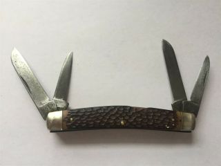 Camillus Vintage Knife - Congress Knife 91 - Antler/pocket/4 Blade