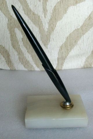 Vintage Parker " 21 " Spherix Fountain Pen Set Pedora Onyx Model 70 - 195