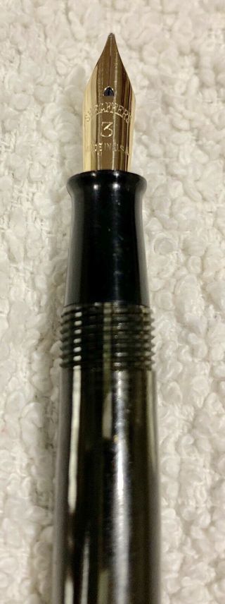 Sheaffer Balance 350; 3 Gold Medium Nib Fountain Pen Vintage