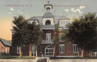 Barboursville West Virginia Morris Harvey College Main Bldg Postcard Jh230941