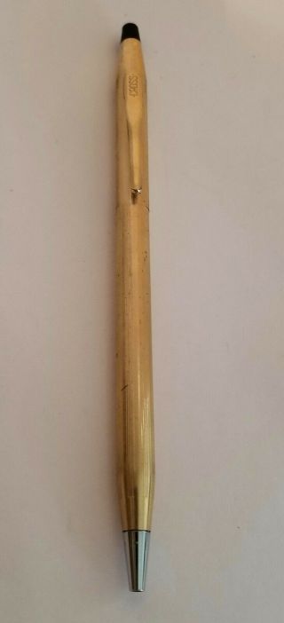 Vintage Cross 1/20 12kt Gold Filled Ballpoint Pen
