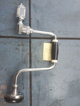 Vintage Stanley Ratcheting Brace Auger Drill No.  73 12