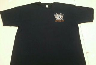 Detroit Fire Department DFD Wayne County Michigan EMS T - Shirt Sz XL FDNY 4