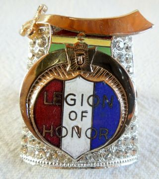 Legion Of Honor Shriner Mason Fez Tassel Holder Vintage
