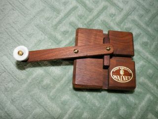 A " Do - Nothing " Novelty - For The Person Who Has Everything Walnut
