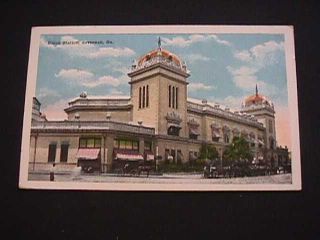 Union Station Savannah Georgia Early Postcard View
