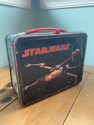 Vintage Star Wars Metal Lunch Box 1977 King Seeley Thermos Co.