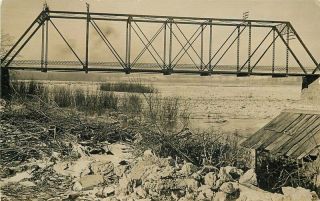 C - 1910 Oregon Illinois Truss Girder Bridge Postcard Curtis Undivided 3421
