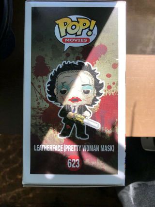 Funko Pop LEATHERFACE Hot Topic Chase Exclusive 623 Texas Chainsaw Massacre 3