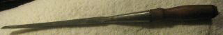 Long Vintage Ohio Tool Co.  1/4 " Inch Beveled Edge Socket Chisel