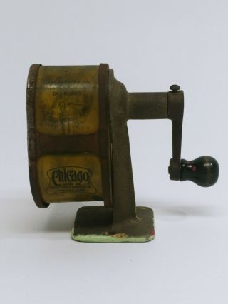 Vintage Chicago Pencil Sharpener Automatic Pencil Sharpener Co Des Moines Ia