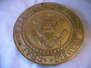 Virginia Metalcrafters President Of The United States Seal,  Solid Brass Trivet
