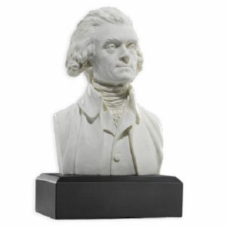 President Thomas Jefferson Bust Statue Historical Sculpture