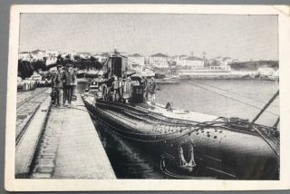 Lebanon Advertizing Cigar Card 1914 German Military Deutsches U - Boot In Beirut