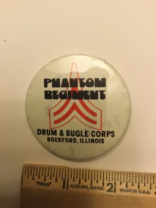 Vintage Button Phantom Regiment Drum & Bugle Corps Rockford Illinois