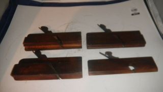 4 - Antique Wood Molding Hand Planes