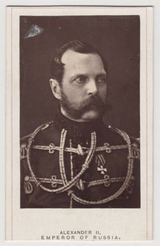 Royal Cdv - Alexander Ii,  Tsar Of Russia