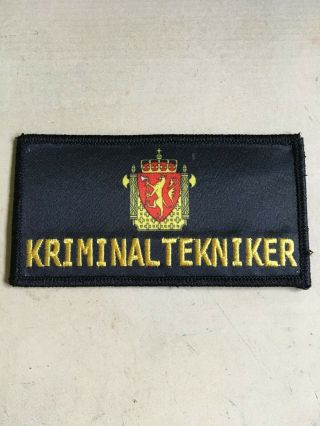 Norwegian Norway Police Forensic Unofficial Patch