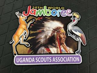 Boy Scout 2019 World Jamboree Uganda Scouts Back Patch