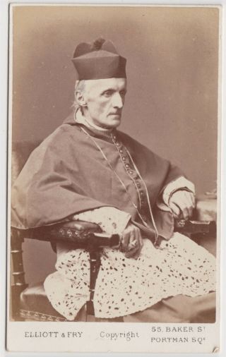 Cleric Cdv - Cardinal Manning,  Converted Roman Catholic Archbishop Of Westminster