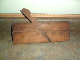Antique Early Wood Molding Plane M Copeland Warranted 8