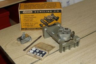 Vintage Doweling Jig General Brand No 840 Turrett Type Box Made In Usa