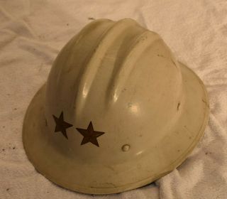 Vintage E.  D.  Bullard Co.  Hard Boiled Firefighting Rescue Helmet W/Leather Strap 2