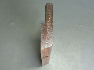 Wooden Moulding Plane Snipe Bill Vintage Old Tool By Moseley