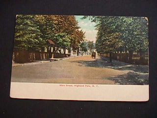 1907 Main Street,  Highland Falls,  York Postcard