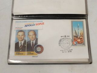 Epic Flight of Apollo Soyuz 1975 NASA SPACE First Day COVER FULL SET OF 8 6