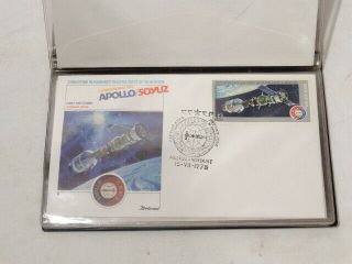 Epic Flight of Apollo Soyuz 1975 NASA SPACE First Day COVER FULL SET OF 8 7