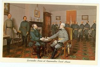 Virginia,  Appomattox,  Surrender Of General Lee To General Grant (civilwar 687