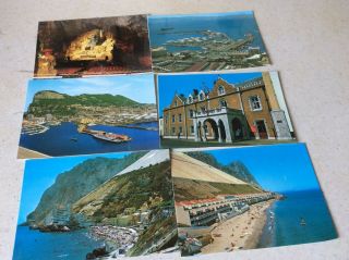 6 X Postcards Of Gibraltar (unposted)