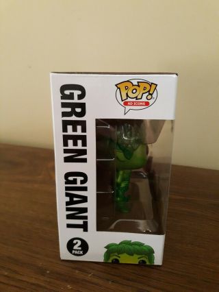 Funko Pop Ad Icons 2 Pack Metallic Green Giant and Sprout Target Exclusive 2