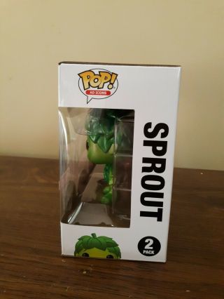 Funko Pop Ad Icons 2 Pack Metallic Green Giant and Sprout Target Exclusive 4