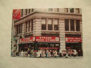 Strand Book Store York City Ny Advertising Continental Postcard