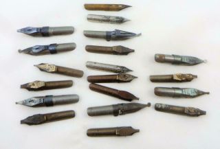 Antique Vintage German Ink Pen Nibs Calligraphy Brause Heintze Blanckertz Veb