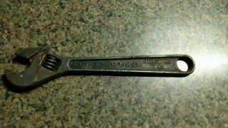 Vintage Crescent Brand Crestoloy 8 Inch Adjustable Wrench Usa