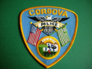 Cordova,  Alaska Police Patch