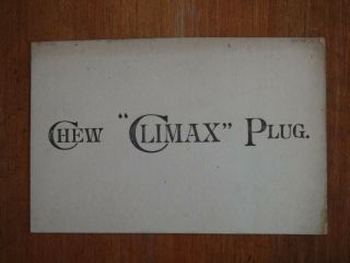 Adv.  Climax Plug Chewing Tobacco,  10 English Actresses,  Marie Lloyd etc.  ca 1910 2