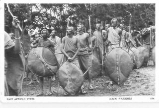 Pc Rp Masai Warriors East African Types Nairobi Social History
