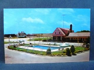 Postcard Wy Cheyenne Hitching Post Cafe Lincoln Court Route 30 Lincoln Highway