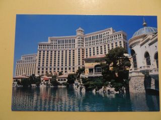 Bellagio Hotel Casino Las Vegas Nevada Vintage Postcard