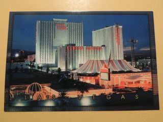 Circus Circus Hotel Casino Las Vegas Nevada Vintage Postcard 1998