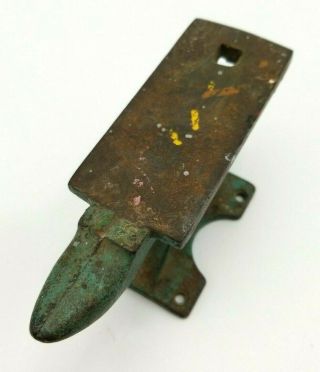 Vintage Cast Iron Mini Anvil Japan Jeweler Machinist Tool Japanese Patina 2