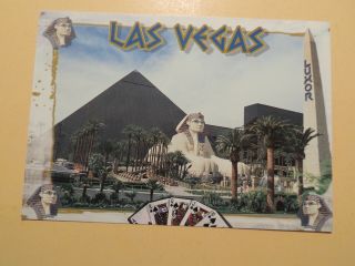 Luxor Hotel Casino Las Vegas Nevada Vintage Postcard