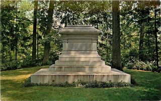 Rutherford B.  Hayes Fremont Ohio Spiegel Grove Tomb Postcard