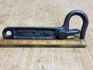 Vintage Buffum Tool Co 1920’s Baby 4 Inch Iron Gate Latch With Swastika Logo