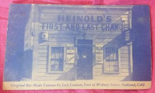 1910 Vintage Old Photo Private Mailing Card Of John Heinold 