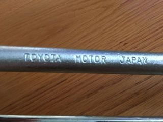 Vintage Toyota Motor Made In Japan Tire Kit In Green Bag 6